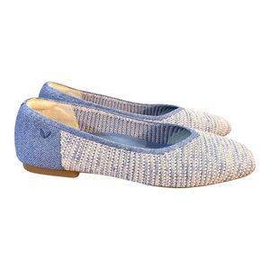 Vivaia Margot 2.0 Square-Toe V-Cut Flats NWOT Women’s Size 9.5